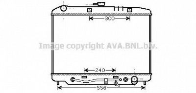 AVA QUALITY COOLING ol2180 -  Радиатор, охлаждение двигателя